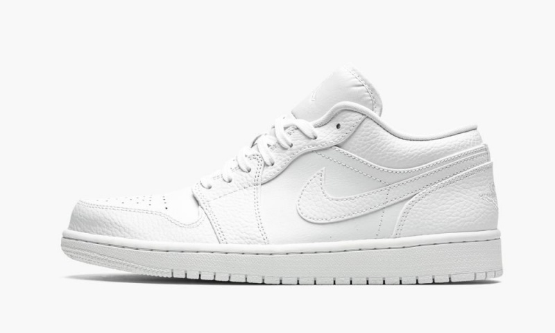 Nike Air Jordan 1 Low \'Triple White\' Mens Shoes White | 769532-UJW