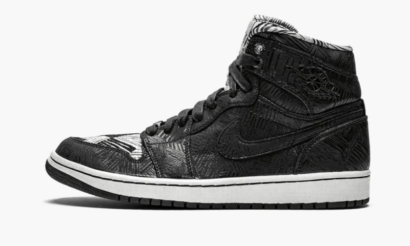 Nike Air Jordan 1 Retro High \'Black History Month\' Mens Shoes Black / White | 904856-PLT