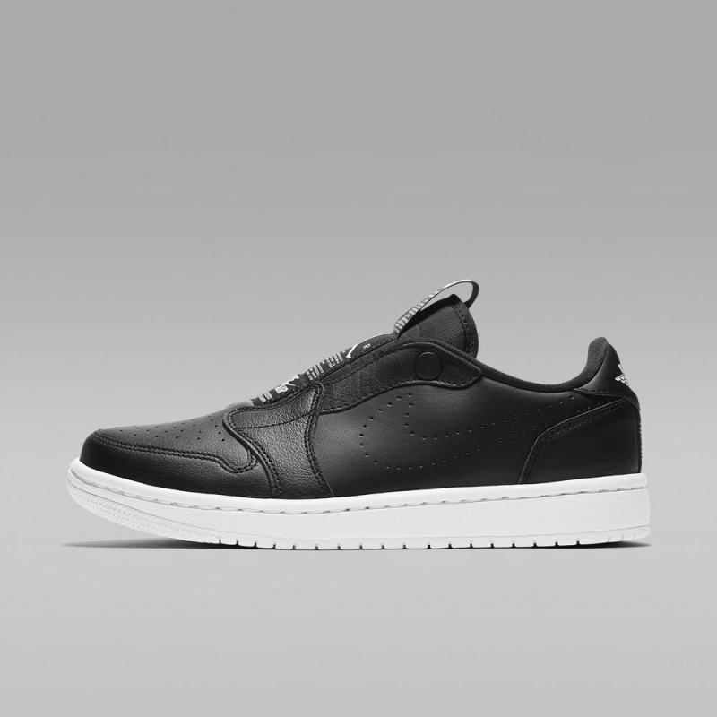 Nike Air Jordan 1 Retro Low Slip Womens Shoes Black | 021345-WFA