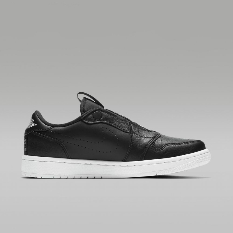 Nike Air Jordan 1 Retro Low Slip Womens Shoes Black | 402391-LFE