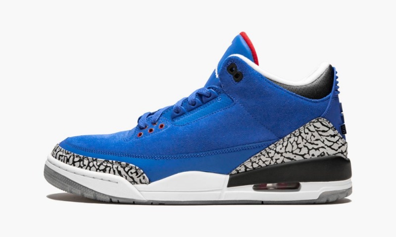 Nike Air Jordan 3 Retro \'DJ Khaled Father of Asahd\' Mens Shoes Royal / White / Black / Red | 386940-GVP