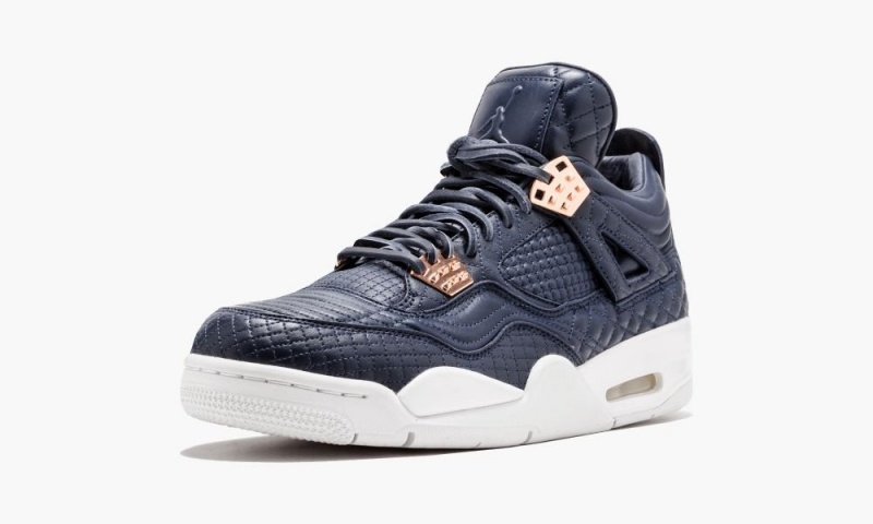 Nike Air Jordan 4 Retro Premium 'Obsidian' Mens Shoes Obsidian | 891643-NPQ