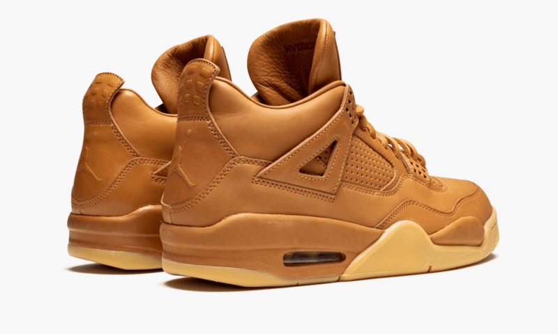 Nike Air Jordan 4 Retro Premium 'Pinnacle' Mens Shoes Yellow | 742619-NCW