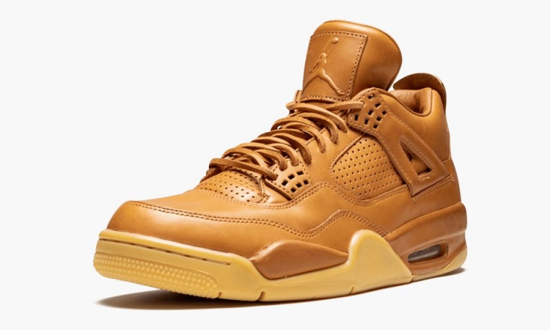 Nike Air Jordan 4 Retro Premium 'Pinnacle' Mens Shoes Yellow | 742619-NCW