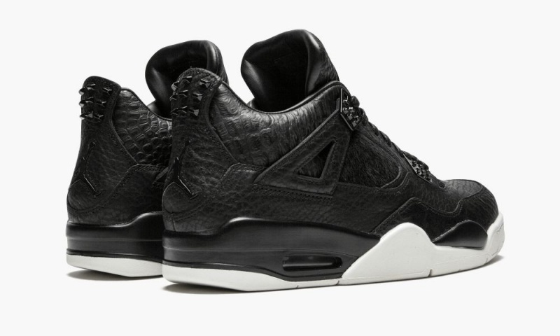 Nike Air Jordan 4 Retro Premium 'Pinnacle' Mens Shoes Black | 358026-DXI