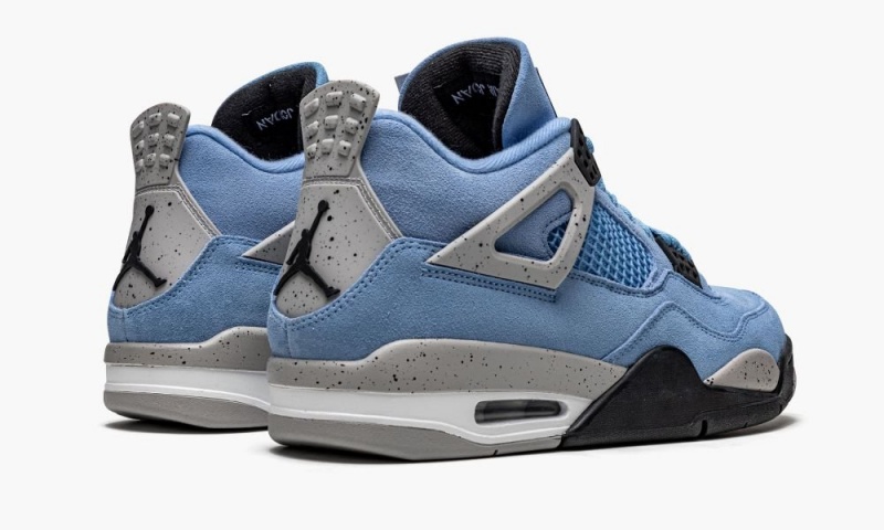 Nike Air Jordan 4 Retro 'University Blue' Mens Shoes Blue / Grey | 537246-DLJ