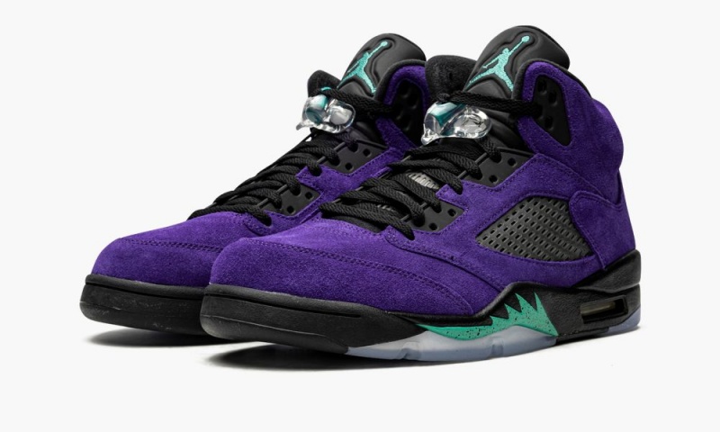 Nike Air Jordan 5 Retro 'Alternate Grape' Mens Shoes Purple / Black | 872546-WTR