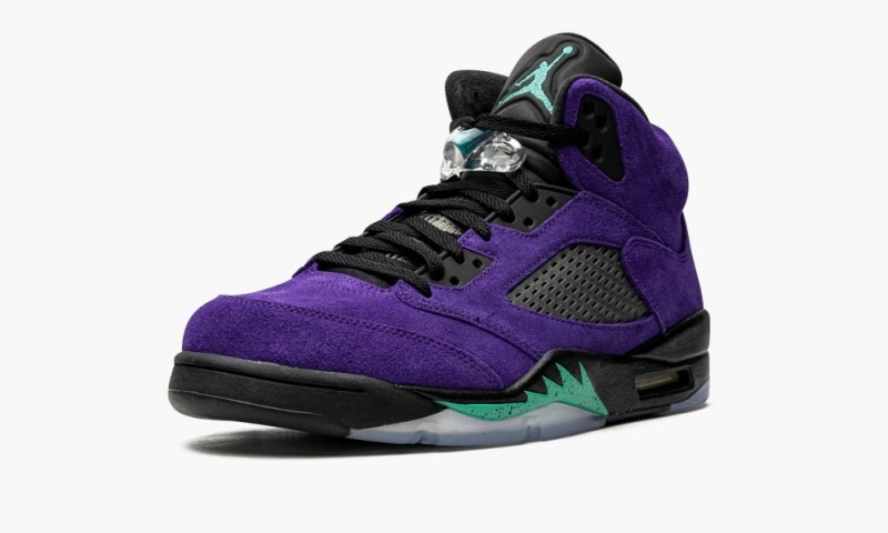 Nike Air Jordan 5 Retro 'Alternate Grape' Mens Shoes Purple / Black | 872546-WTR