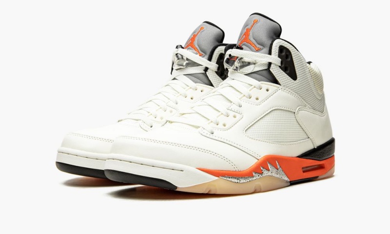 Nike Air Jordan 5 Retro 'Shattered Backboard' Mens Shoes Orange / Metal | 357982-IZH