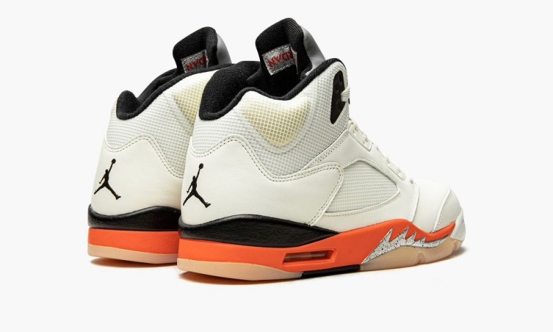 Nike Air Jordan 5 Retro 'Shattered Backboard' Mens Shoes Orange / Metal | 357982-IZH