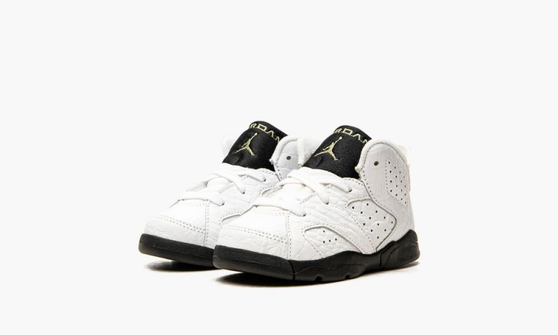 Nike Air Jordan 6 Premium 'MOTORSPORT' Kids Shoes White / Black | 612785-OSY