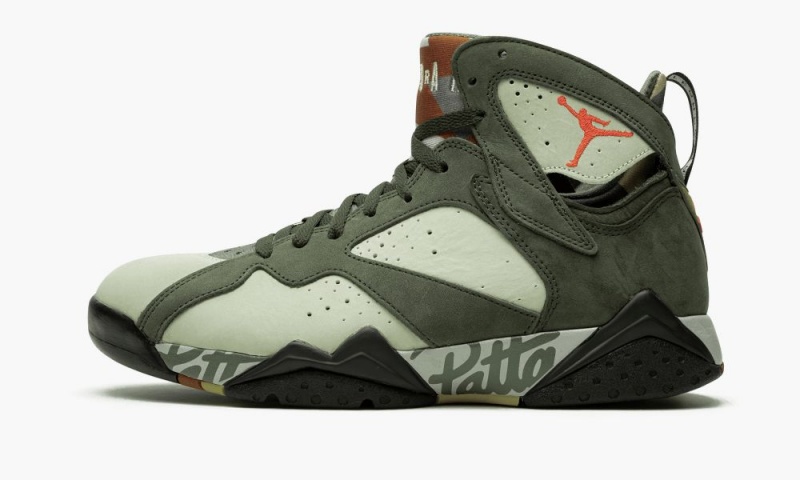 Nike Air Jordan 7 \'Patta - Icicle\' Mens Shoes Green | 140352-KDO