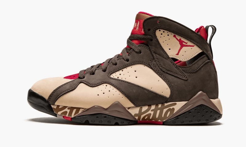 Nike Air Jordan 7 Retro \'Patta Shimmer\' Mens Shoes Brown | 061978-NYX