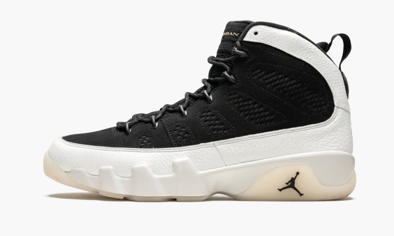 Nike Air Jordan 9 Retro \'LA All-Star\' Mens Shoes Black / White | 908523-NAZ