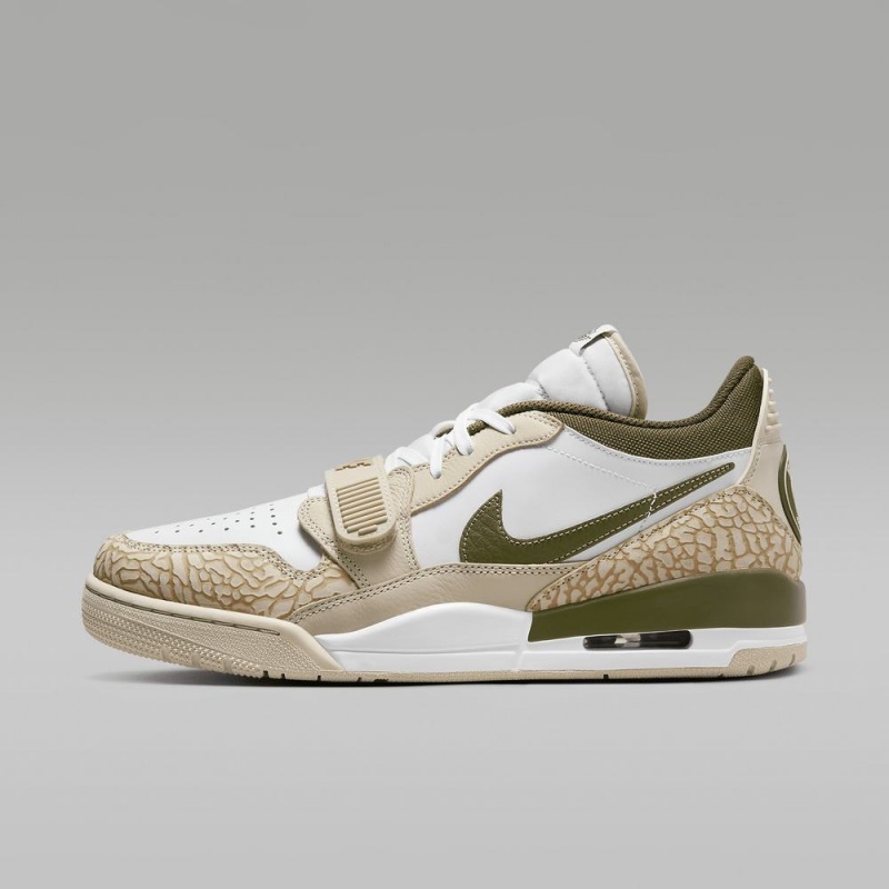 Nike Air Jordan Legacy 312 Low PSG Mens Shoes White / Green | 986250-FPS