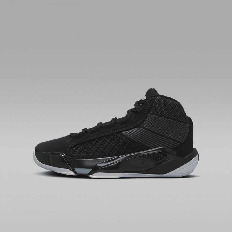 Nike Air Jordan XXXVIII Kids Shoes Black | 960475-RXF