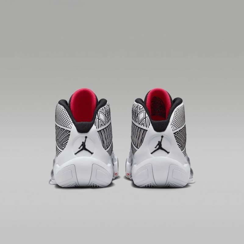 Nike Air Jordan XXXVIII Kids Shoes White / Black / Red | 261579-UIE