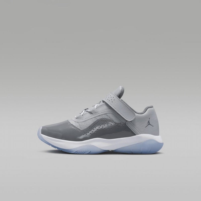 Nike Jordan 11 CMFT Low Kids Shoes Grey / White / Grey | 234981-WAV