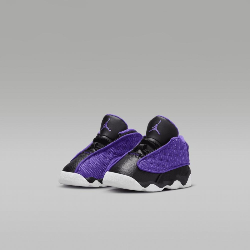 Nike Jordan 13 Retro Kids Shoes Purple / White / Black | 143875-GIM