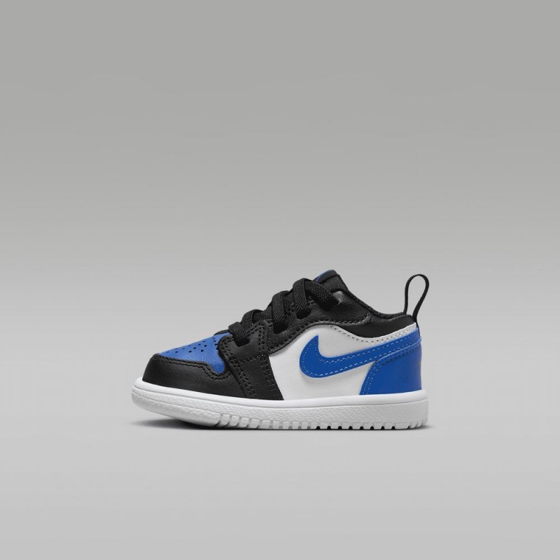 Nike Jordan 1 Low Alt Kids Shoes Black / White / Royal Blue | 524068-URL