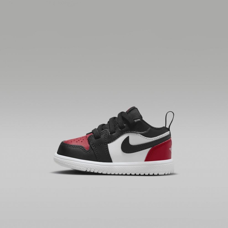 Nike Jordan 1 Low Alt Kids Shoes Black / White / Red | 347610-ZUB