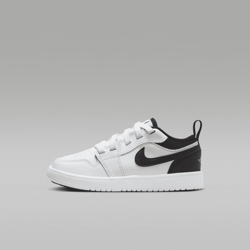 Nike Jordan 1 Low Alt Kids Shoes White / Black | 316079-KPG