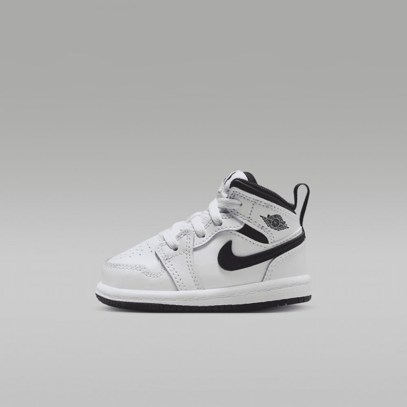 Nike Jordan 1 Mid Kids Shoes White | 830561-CHY