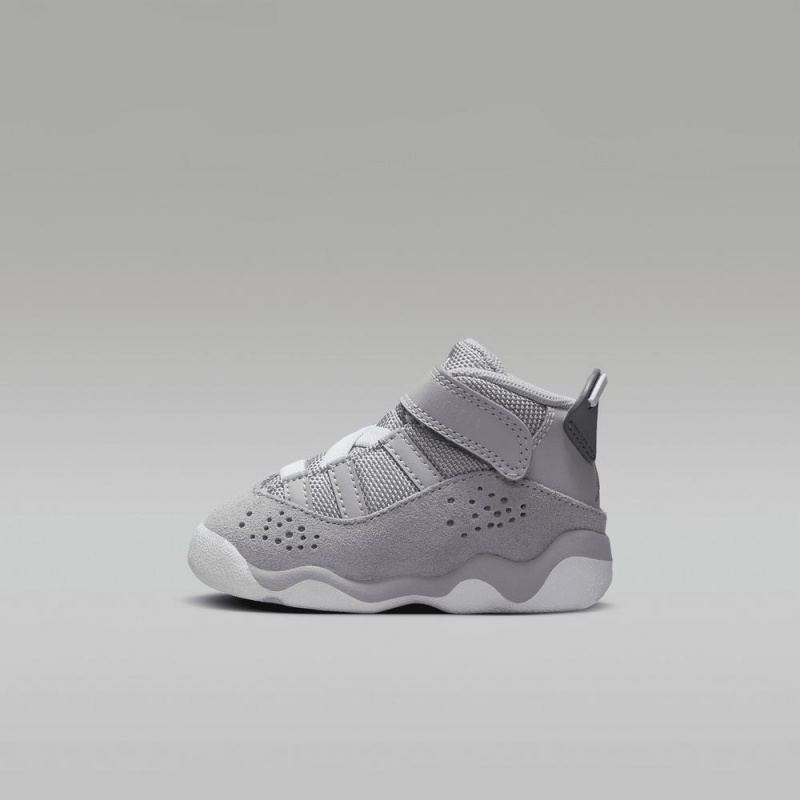 Nike Jordan 6 Rings Kids Shoes Grey | 024673-XJB