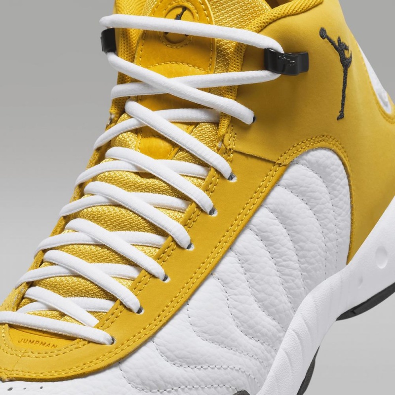 Nike Jordan Jumpman Pro Mens Shoes White / Yellow / Black | 396524-XOZ