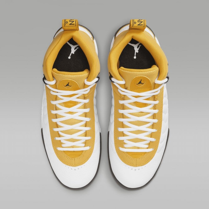 Nike Jordan Jumpman Pro Mens Shoes White / Yellow / Black | 396524-XOZ