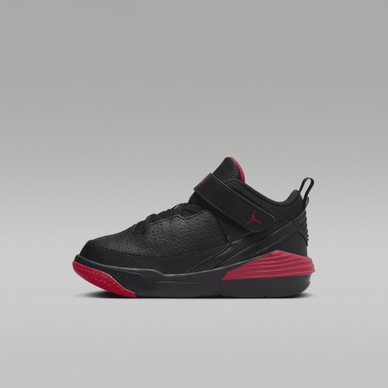 Nike Jordan Max Aura 5 Kids Shoes Black / Red | 301685-YDL