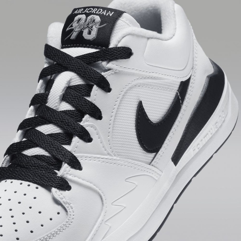 Nike Jordan Stadium 90 Kids Shoes White / Black | 602347-XIF