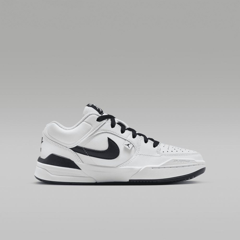 Nike Jordan Stadium 90 Kids Shoes White / Black | 602347-XIF