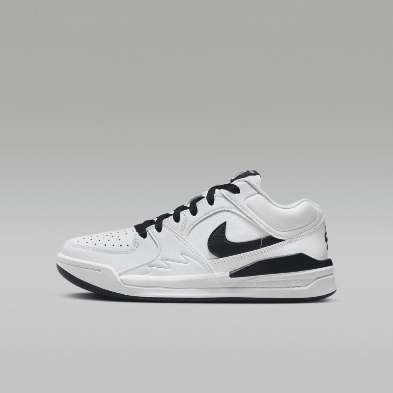 Nike Jordan Stadium 90 Kids Shoes White / Black | 602347-XIF