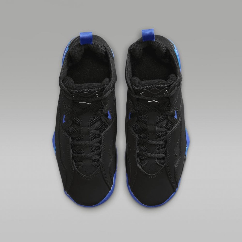 Nike Jordan True Flight Kids Shoes Black / Blue | 830247-ZEV