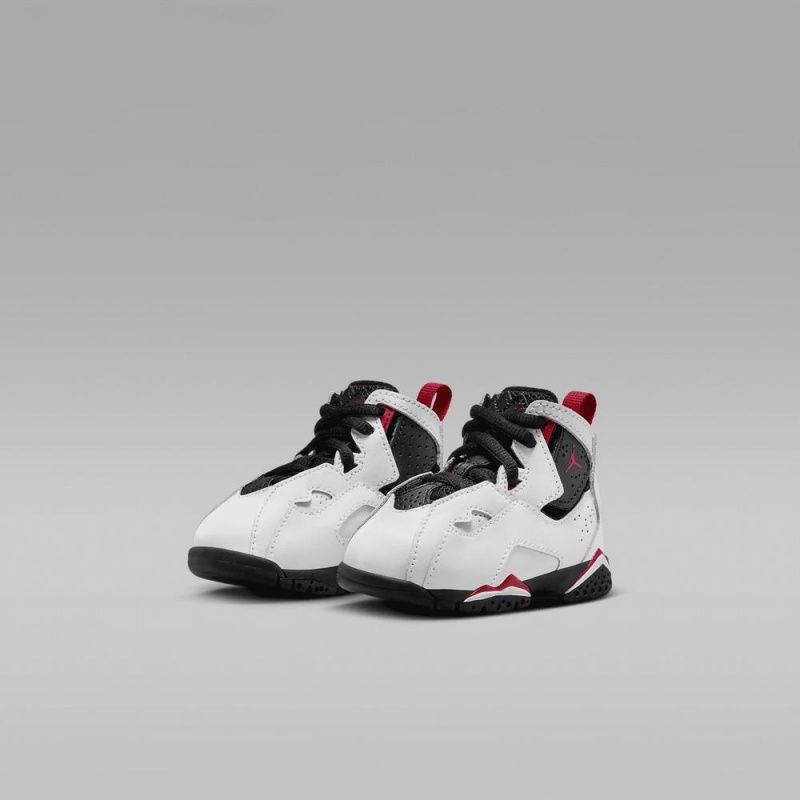 Nike Jordan True Flight Kids Shoes White / Red / Black | 321698-PVL