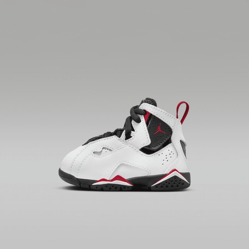 Nike Jordan True Flight Kids Shoes White / Red / Black | 321698-PVL