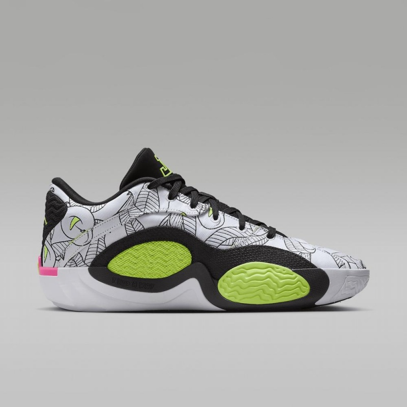 Nike Tatum 2 Mens Shoes White / Black / Pink | 058197-QDB